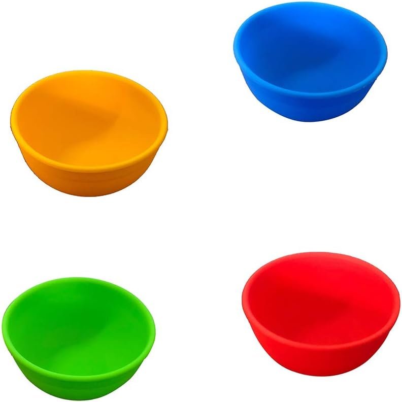 4 Pcs Silicone Mixing Bowl Prep and Serve Bowls for Mixing Facial Mask or Holding Ingredient