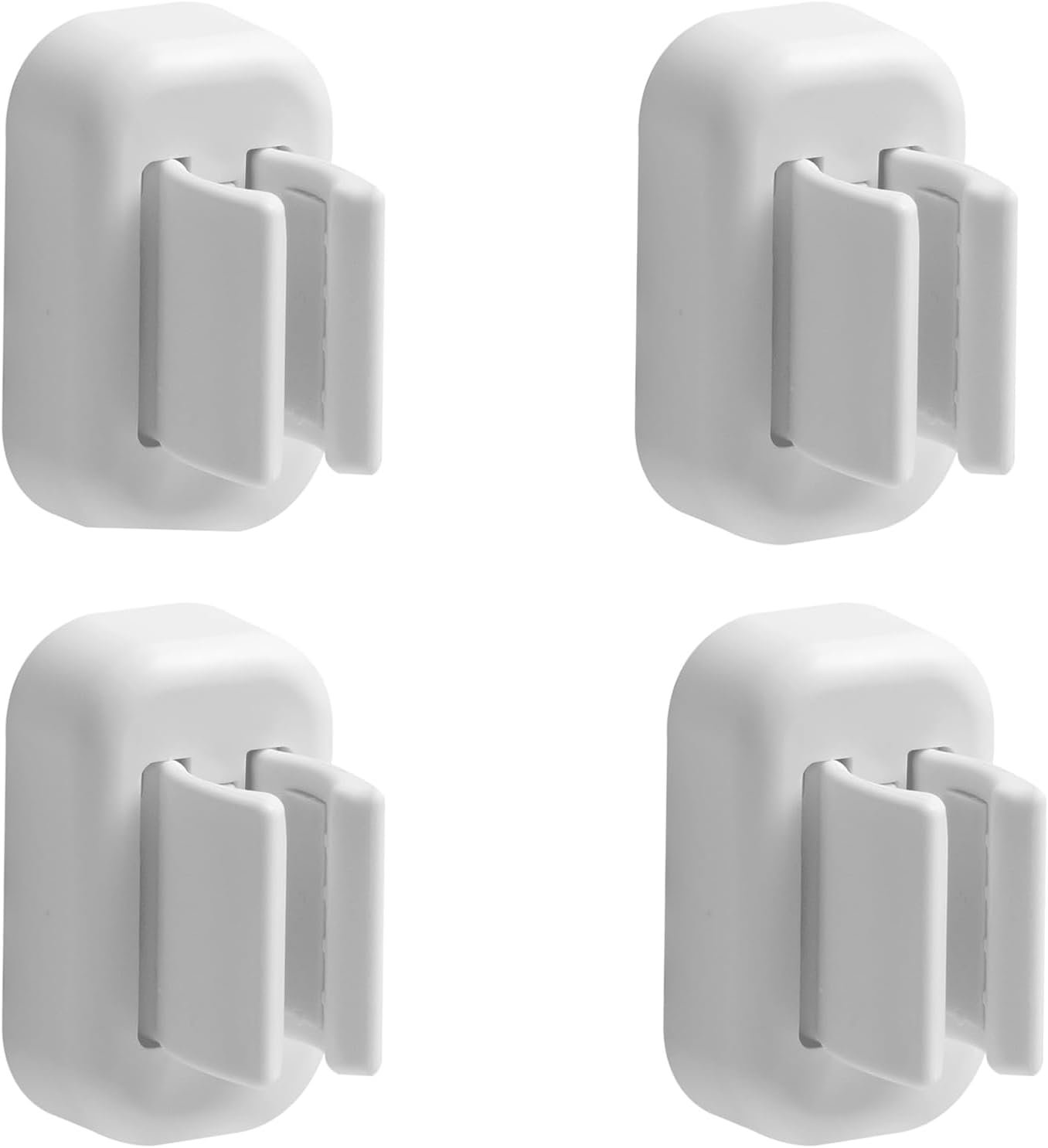 4PCS Toothbrush Holder Wall Mounted,Electric Toothbrush Holder Wall Mounted,Adjustable Hanging Mop Rack,Self Adhesive Electric Toothbrush Organizer for Bathroom,Multi-Function Holder for Dorm