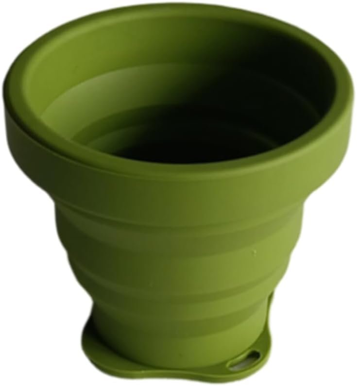 75ml Collapsible Silicone Camping Cup - Portable Foldable Drinking Mug for Outdoor, Hiking & Travel