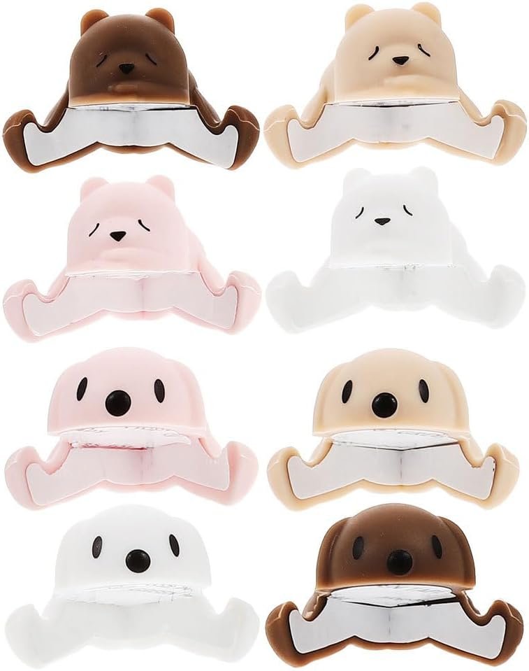 8 Pcs Silicone Corner Protectors for Baby Safety, Animal Design Table Corner Guards, Assorted Colors Furniture Edge Covers, Easy Installation & Removable, 1.65 X 1.49 X 1.18 Inch