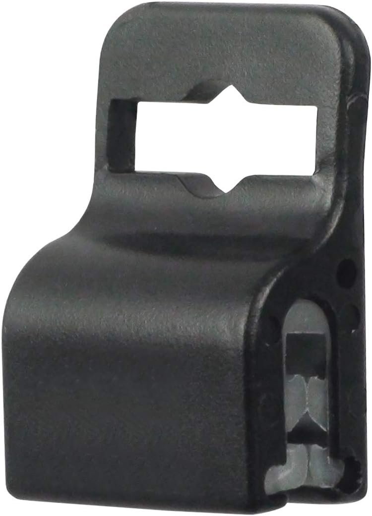 Black Gripper Card Holder Clamps for Standard Thickness ID Badge, Smart Card, CAC, Chip or Swipe Card, Secure and Strong Hold by Specialist ID