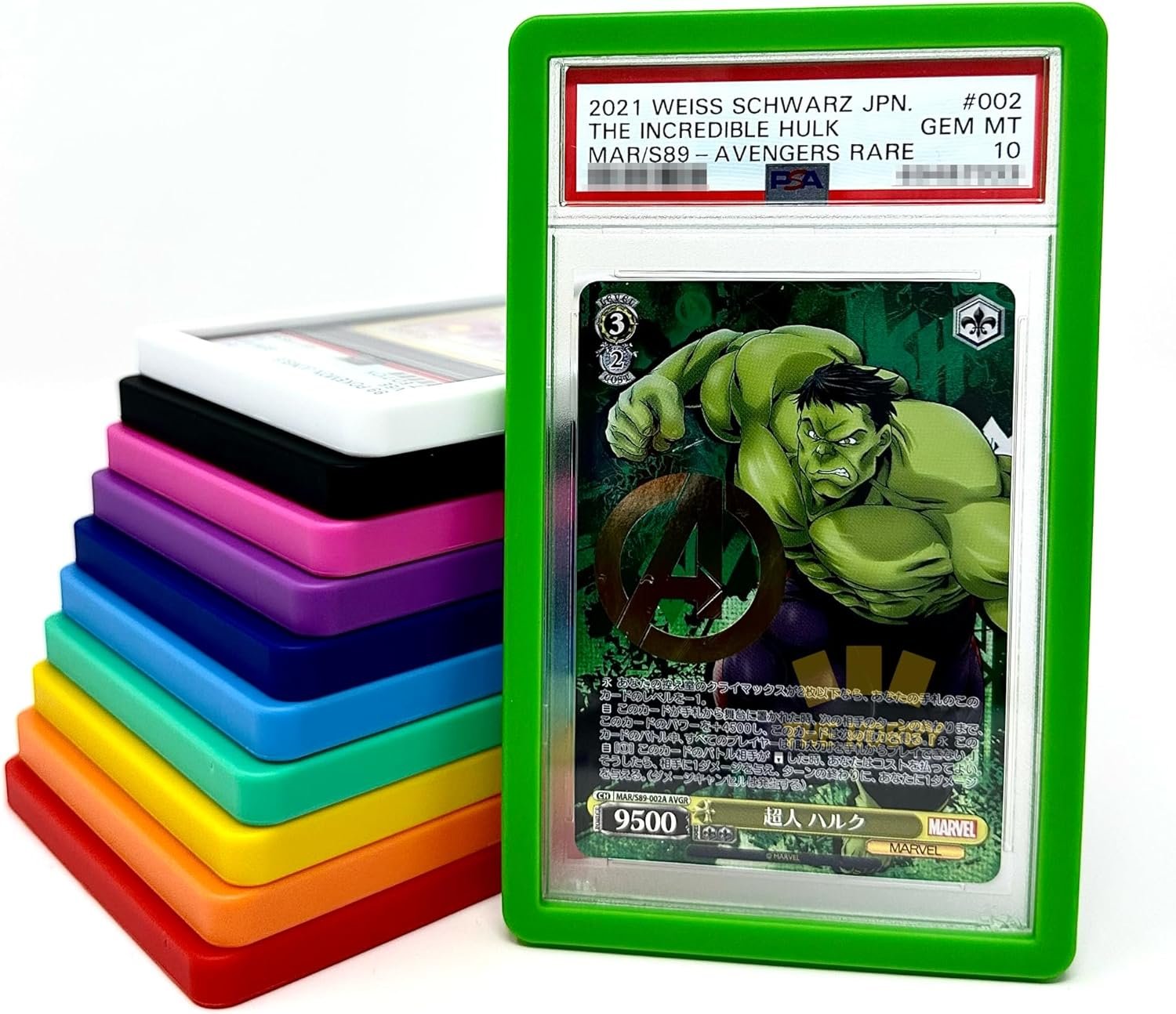 Bumper Guard for PSA Graded Cards ONLY | Shield Your Slabs! | Ultimate Edge Protector Bumper | 1 Pack Green