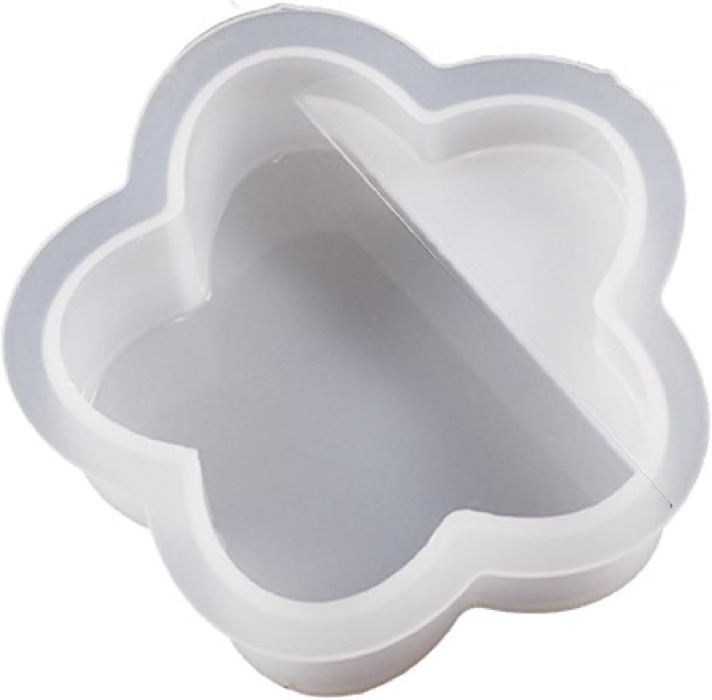 Business Card Organizer Storage Silicone Mold Clouds Hexagon Heart Card Holder Display Resin Epoxy Mold DIY