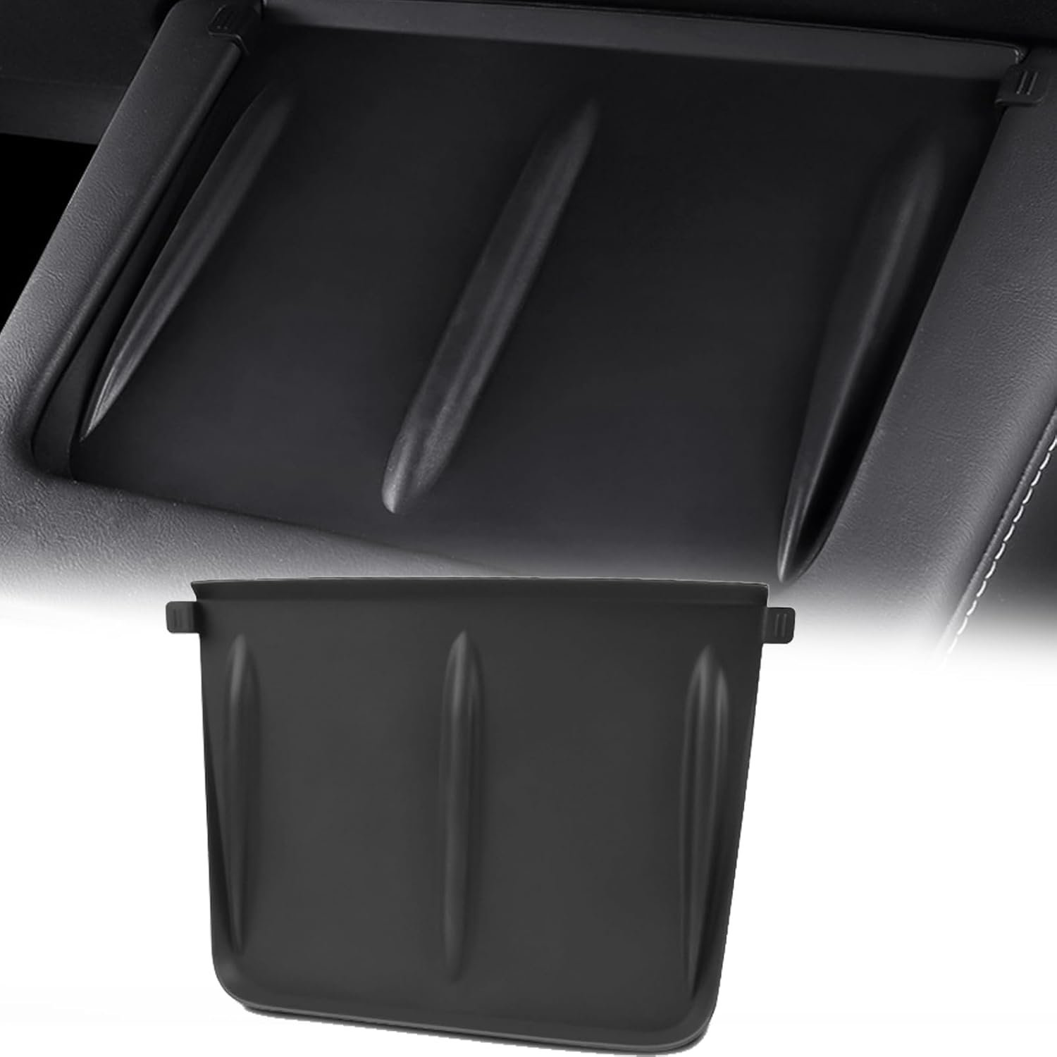 Car Center Console Cell Phone Charging Silicone Mat Anti-Slip Silicone Pad for Tesla Model 3 2021-2023 Model Y 2021-2024 Interior Accessories