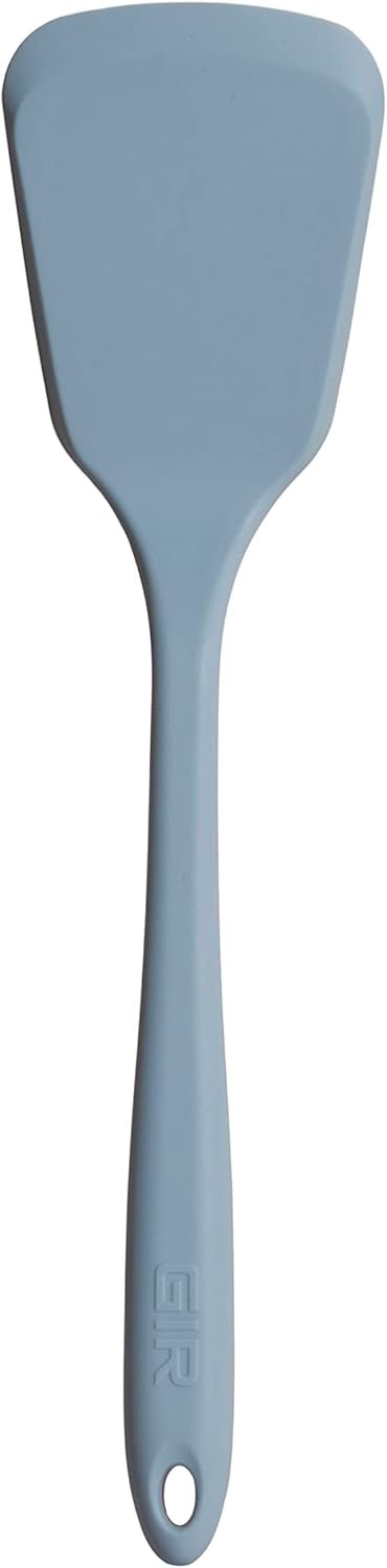 GIR: Get It Right Silicone Turner - Non-Stick & Heat Resistant Silicone Spatula Turner for BBQs & Cookouts - Lifts, Flip and Transfer Food Items - 13 Inch, Slate
