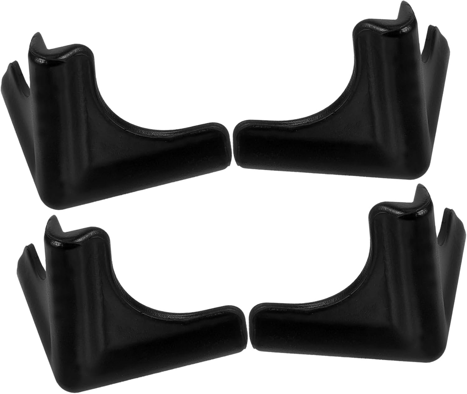 HEMOTON 4pcs Childproof Corner Guard Soft Silicone Furniture Protector for Tables Edges Corners Elastic Bumper for Safety Easy Installation for Wood Glass More
