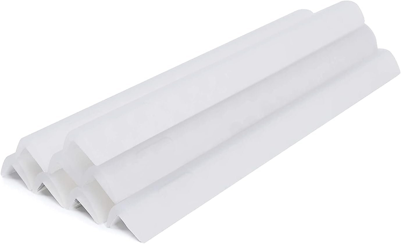 JINBAOFA Table & Cabinet Edge Protector, Baby Protection, Table Corner Guard Strip (10 in., 8 pcs), Home Cabinet Bumper, Silicone, Edible Grade