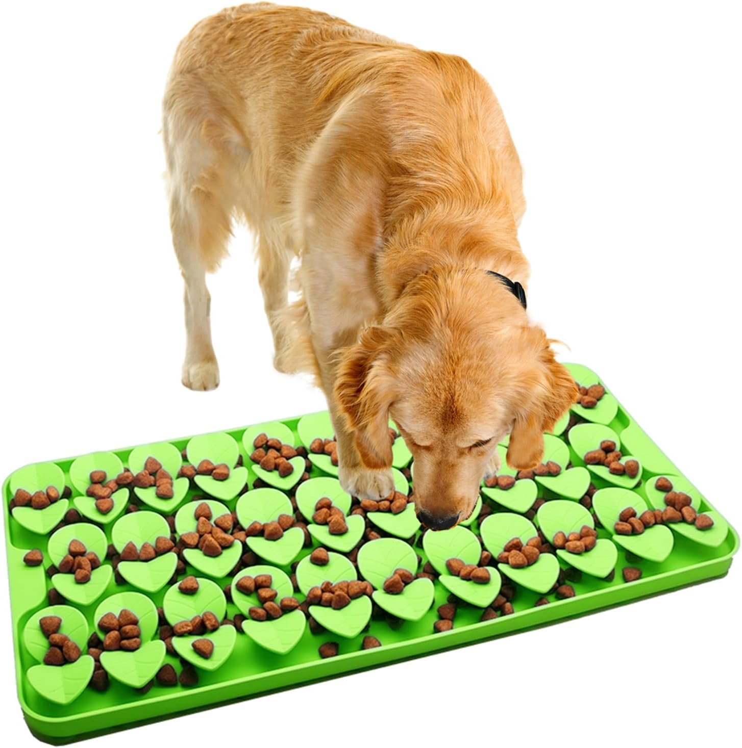 Medium Silicone Snuffle Mat for Dogs, Dog Lick Mat Slow Feeder for Slow Eating,Suction Cups Snuffle Mat for Dogs Large Breed Training Smell,Encourages Natural Foraging Skill,Sniffing