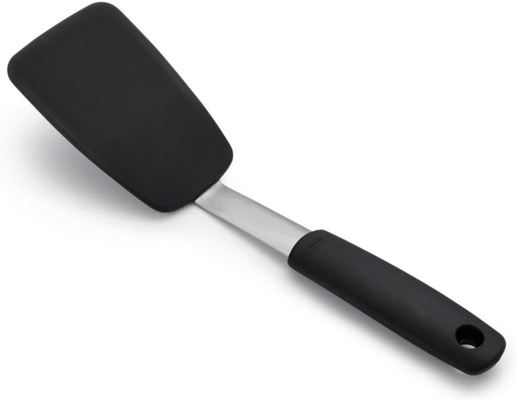 OXO Good Grips Small Silicone Flexible Turner Black