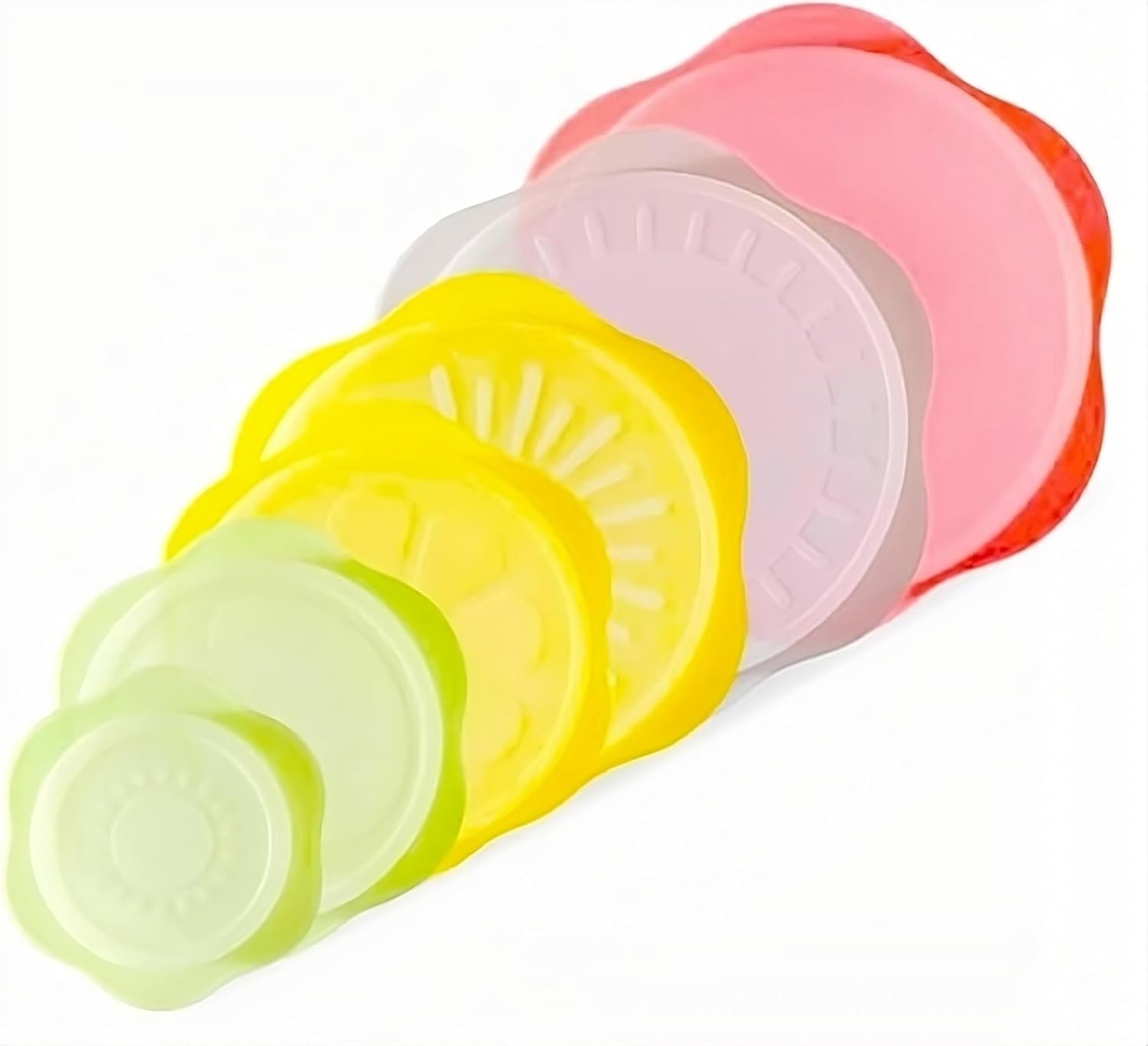 Reusable Silicone Food Covers – Airtight & Stretchable Lids for Bowls, Cups & Containers | Microwave & Dishwasher Safe | 6 Sizes, BPA-Free