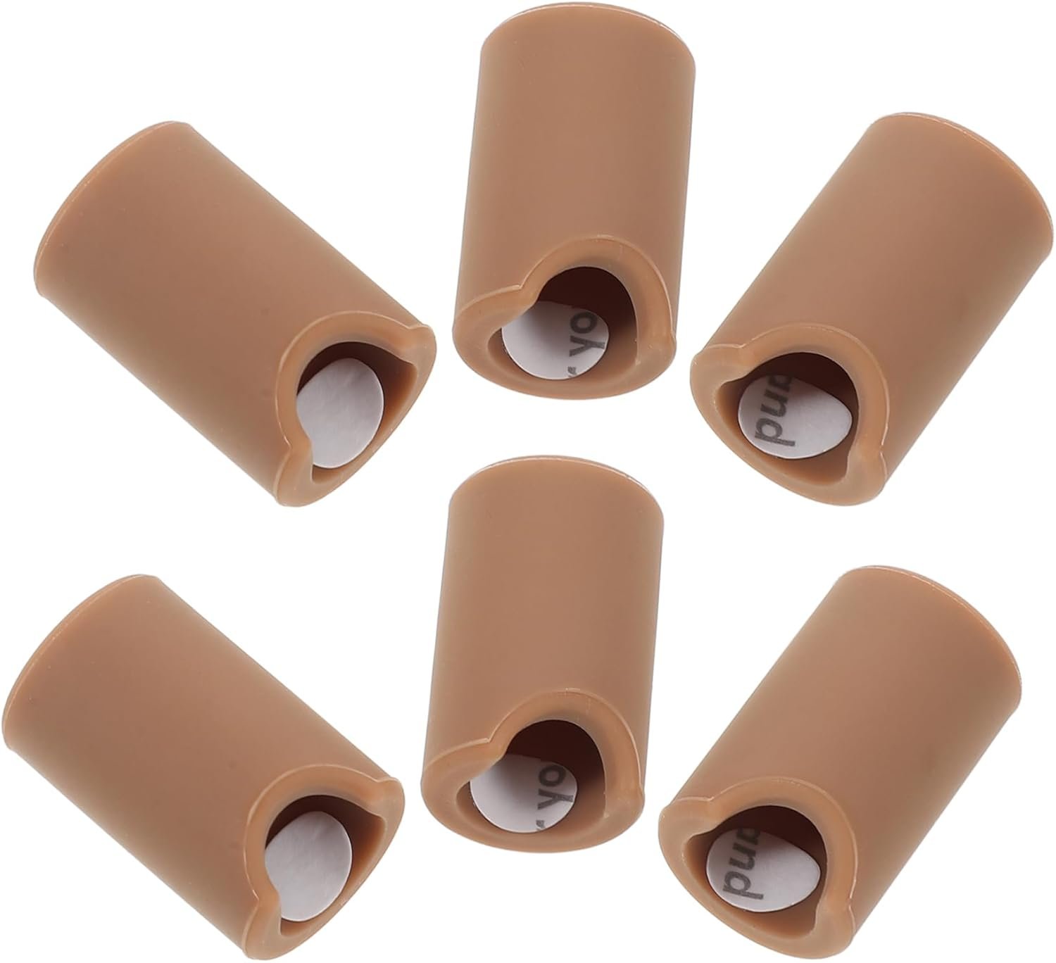 Silicone Baby Proofing Safety for Boys and Girls Corner Protectors Beige 6 Pack Door Handle Covers Furniture Edge Protectors
