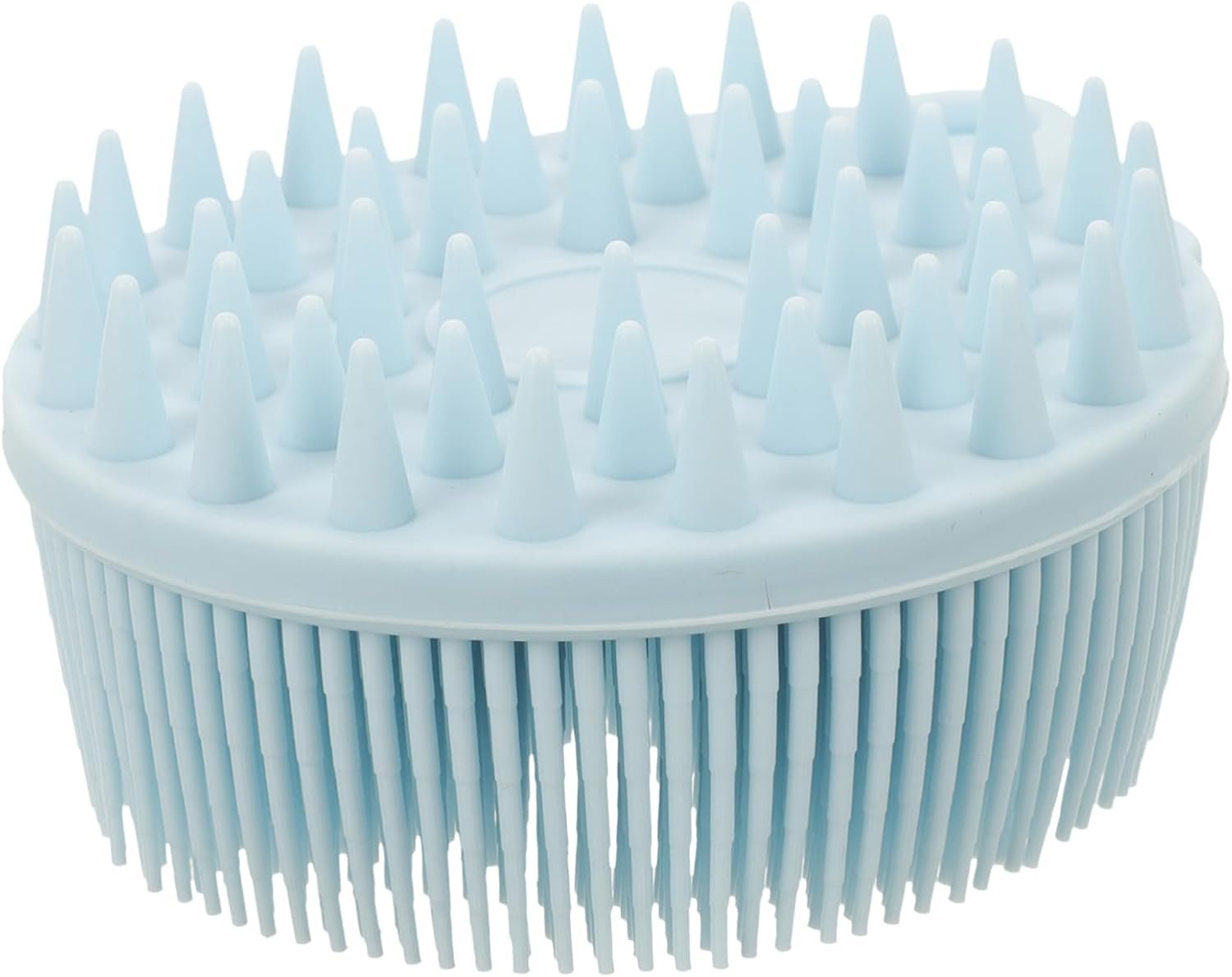 Silicone Bathing Brush Double Sided Exfoliating Body Scrubber for Gentle Cleansing Soft Texture Shower Brush for Daily Use for Body and Scalp Massage