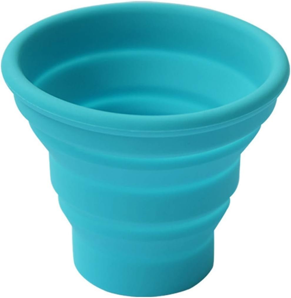 Silicone Collapsible Travel Cup for Outdoor Camping and Hiking (1 Pack)