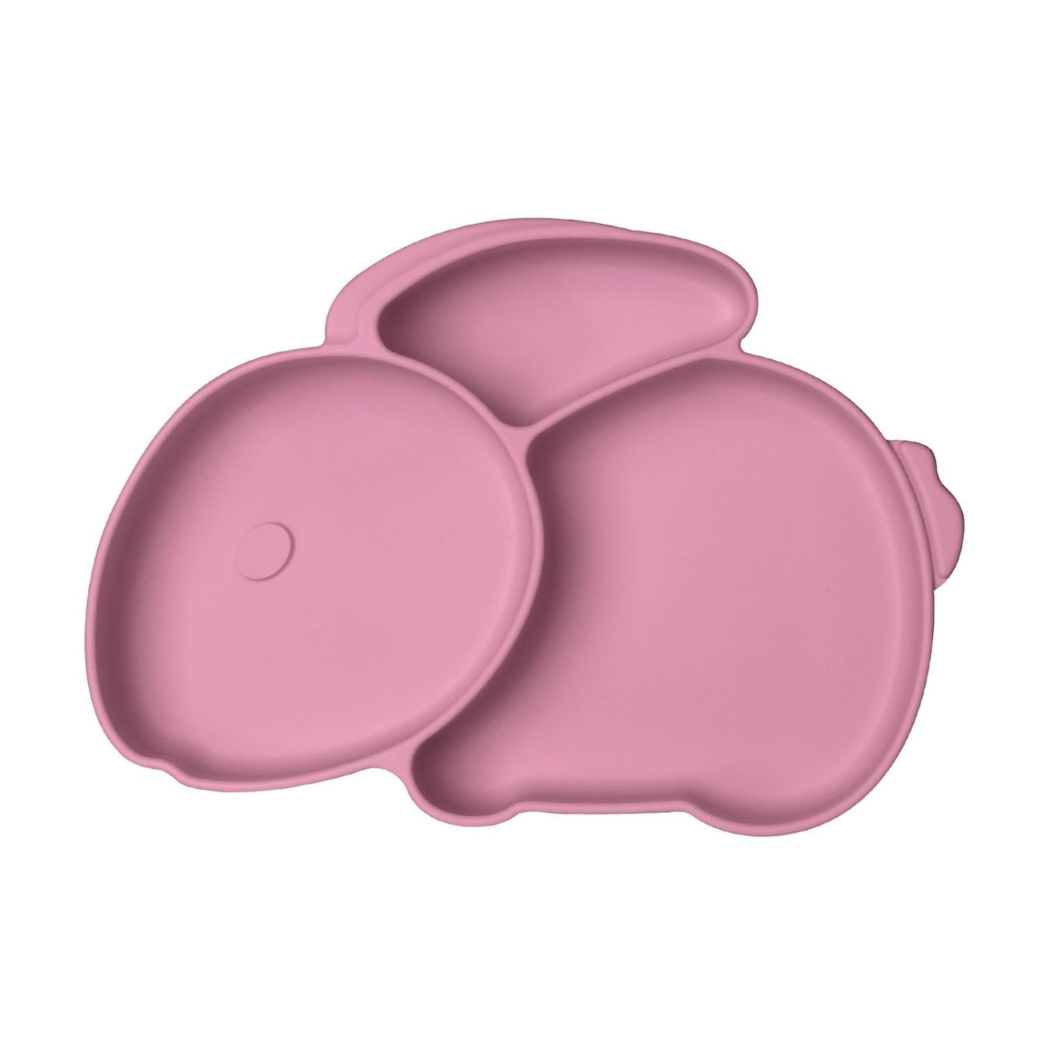 Vicloon Toddler Plates with Suction, Toddler Plates, 100% Food-Grade Silicone Divided Design, Non-Slip, Microwave and Dishwasher Safe